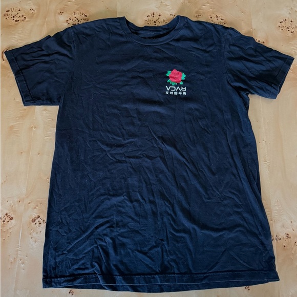 RVCA Black T-Shirt - Picture 1 of 5